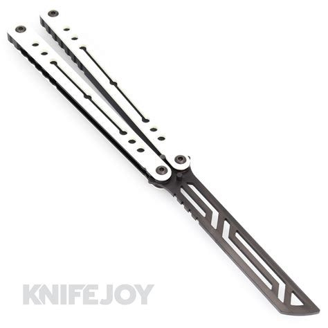 Squid Industries Knives Winter Nautilus V2 Balisong Butterfly Black Bl ...