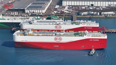 BYD takes delivery of the world's largest car carrier