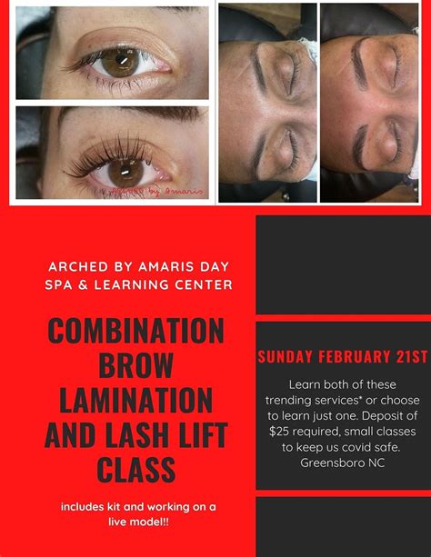 Brow Lamination and Lash Lift Class (plus tinting for both), 1205 W ...
