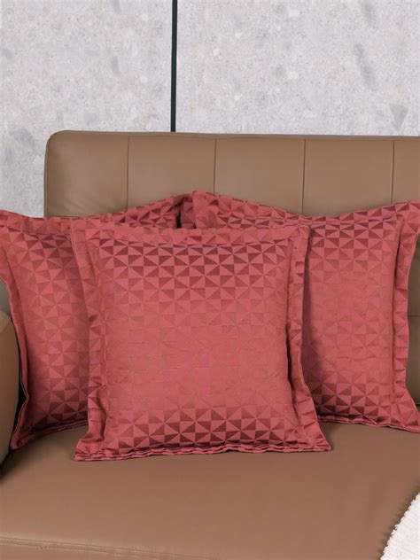 Firki Damask Cushion Covers – Artistic Cotton Design with Timeless Mot