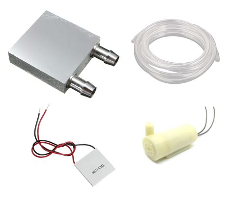 INVENTO 1Pcs Peltier Aluminum Water Cooling Block + 12706 Peltier ...