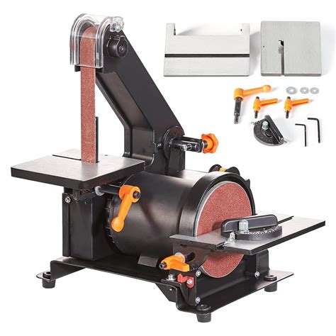 VEVOR 1 x 30 Inch Belt Sander with 5 Inch Disc Sander, Powerful Bench ...