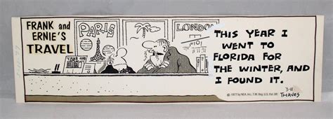 ORIGINAL BOB THAVES COMIC STRIP ART DRAWING FRANK AND ERNEST 1977 ...