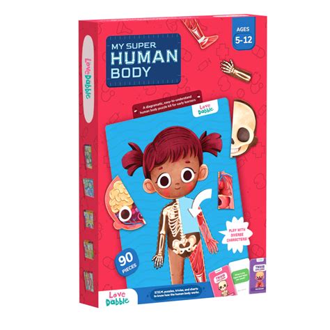 Dabble My Super Human Body- Magnetic Puzzle - Etrending