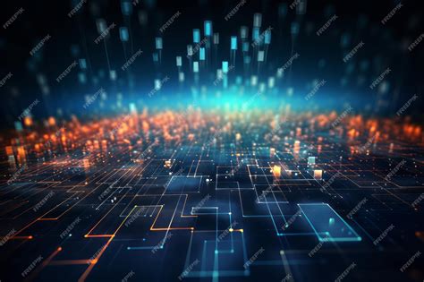 Premium AI Image | Abstract digital background Data universe