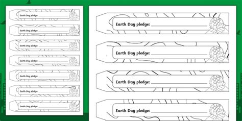 Earth Day Pledge Paper Chains