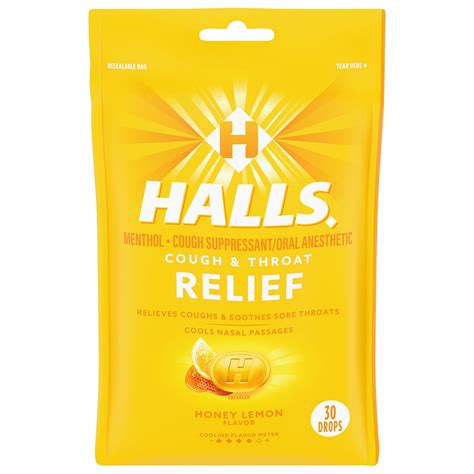 Halls Honey Cough Drops