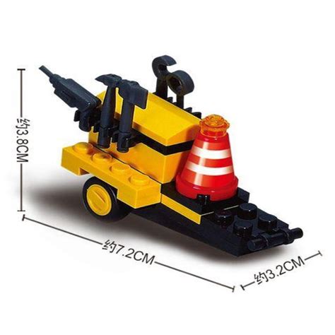 Sluban M38-B9600 Town Heavy Engineering Blocks Building Set - 106 — Toycra