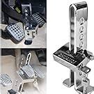 Autobizarre Anti-Theft Car Clutch Pedal Lock Chrome Finish Stainless ...