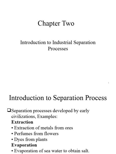 Image result for Methods of Separation Reference