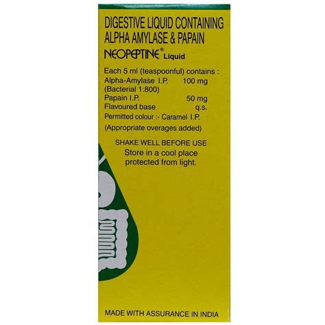 Neopeptine Liquid | Uses, Side Effects, Price | Apollo Pharmacy