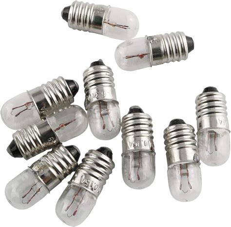 E-outstanding 10pcs E10 Mini Light Bulbs, 6.3V India | Ubuy