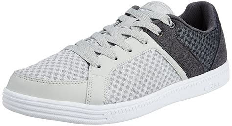 Buy Erke Men's Lifestyle Series L.Grey and Charcoal Mesh Sneakers - 9 ...