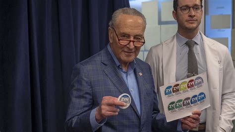 Chuck Schumer attacks lifesaving zyn nicotine pouches : r/neoliberal
