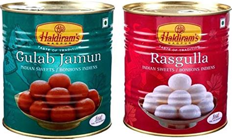 Buy Haldiram Rasgulla and Gulab Jamun Tin 1kg Online at desertcartINDIA