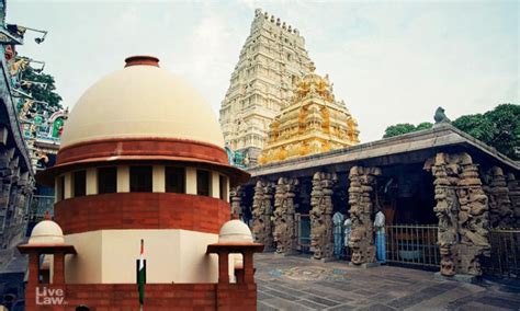 Supreme Court Issues Notice To TN Govt On Plea Alleging Taking Over Of ...