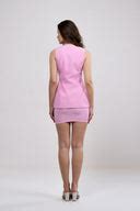 PINK HALF JACKET AND MINI SKIRT CO-ORD SET – Sotbella