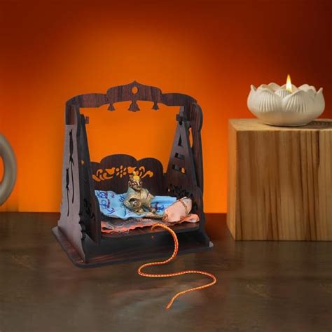 Buy Gojeeva Premium Engineered Wooden Carved Pattern Designer Laddu ...