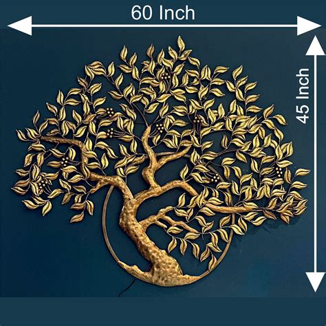 Golden Leaf - LED Metal Wall Art – TangyOak