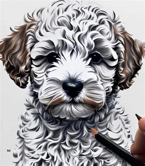 Image result for Cockapoo Stylised Drawing