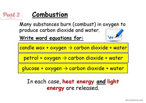 COMBUSTION PART 2 OF AEROBIC RESPIRA…: English ESL powerpoints