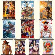 Buy AkoaDa Anime One Piece Scroll Painting Wall Art Decor Wall Painting ...