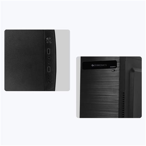 Buy Zebronics Poppy mATX Cabinet at Best Price in India - Computech Store