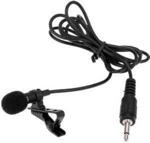 WORLD ONLINE High 3.5mm Clip Microphone | Collar Mike for Voice ...