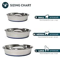 OurPets DuraPet Slow Feed Premium Stainless Steel Dog Bowl : Amazon.in ...