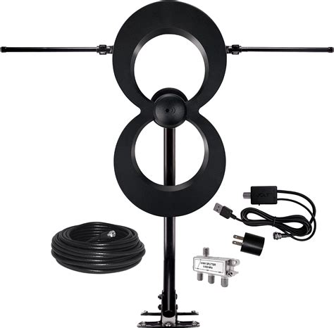 Amazon.com: Antennas Direct ClearStream MAX-XR Complete UHF VHF Indoor ...