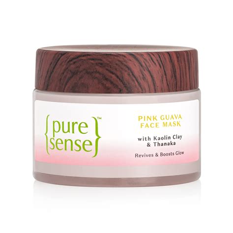 Buy PureSense Pink Guava Face Mask with Kaolin Clay & Thanaka for ...