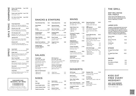 Menus - Bread Street Kitchen & Bar - Edinburgh | Gordon Ramsay Restaurants