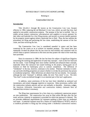 REVISED DRAFT TENTATIVE REPORT (4/07/08) Doc Template | pdfFiller