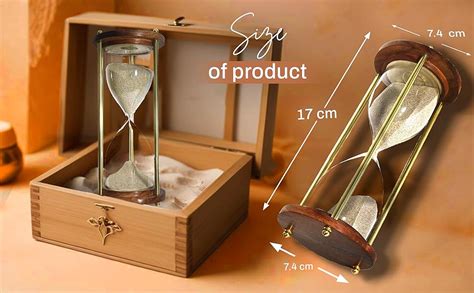 Sohrab Nauticals 30 Minute Sand Timer | 30 Minute Hourglass | Natural ...