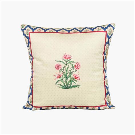 Buy INDIA CIRCUS Poppy Window Printed Set of 5 Cushion Covers - 46x46cm ...