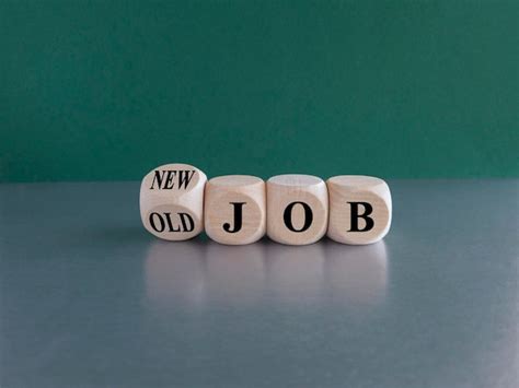 Premium Photo | Old Job and New Job Career change conceptual image