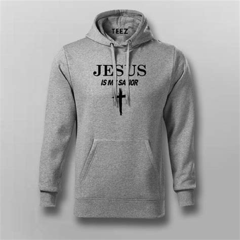Jesus Is My Savior Hoodies For Men – TEEZ.in