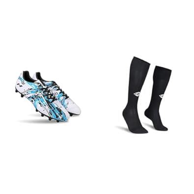 Nivia Football Pro | Storm Shoes (UK-6, Synthetic) + M Socks | Light ...