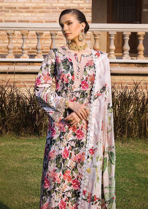 Elaf Chikankari Lawn Collection 2024 – ECT-01A SOIR – YourLibaas