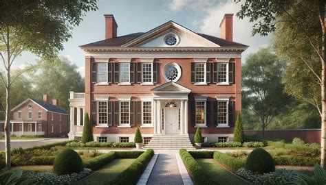 Historic Federal Style Home Colors Contemporary Federal House In