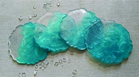 Buy Nawras AR30PA10 Resin Coaster Blue- 5",wt 75gms Online at Low ...