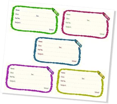 SYNC Avengers Name Slips for School Notebook 35 Pieces Superhero Labels ...