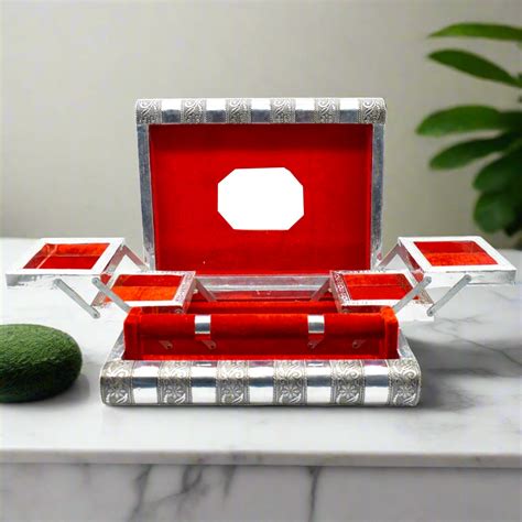 2511 Wooden Jewellery Organizer Multi Purpose Box Bangle Box - DeoDap