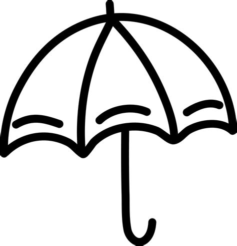 Umbrella Clipart Free Black And White
