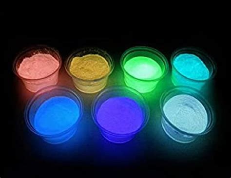 Tolaram Rangwala Glow in Dark Pigment Powder | Multicolored | DIY Slime ...