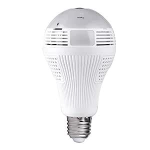 Buy Jutek 360°Bulb Camera Security HD 1080P Mini Wireless Lamp Cameras ...