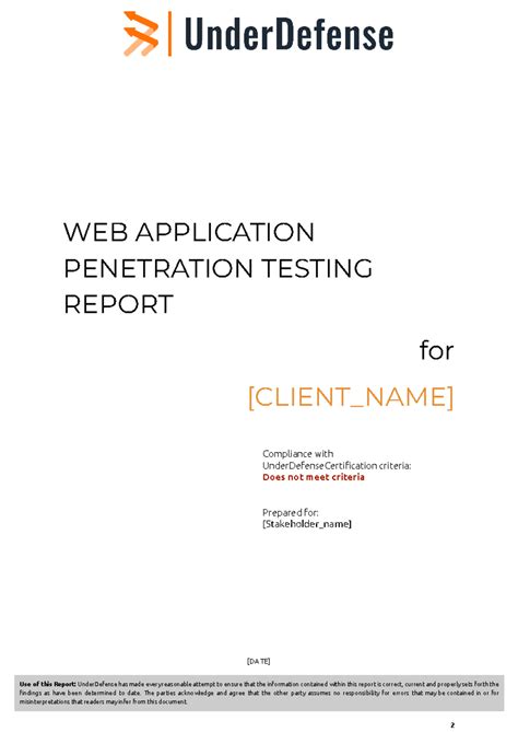Under Defense - [Anonymized] Web App Penetration Testing Report - WEB ...