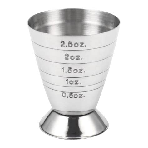 Cup Bottle Measuring Shot Cup Ounce Jigger Bar Drink Mixer Liquor ...