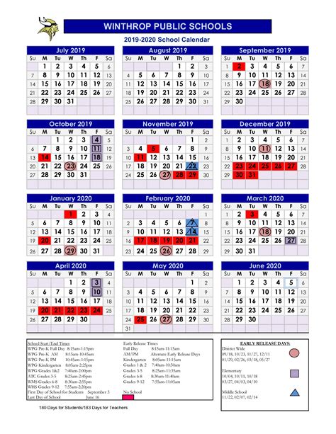 Winthrop University Academic Calendar - prntbl.concejomunicipaldechinu ...