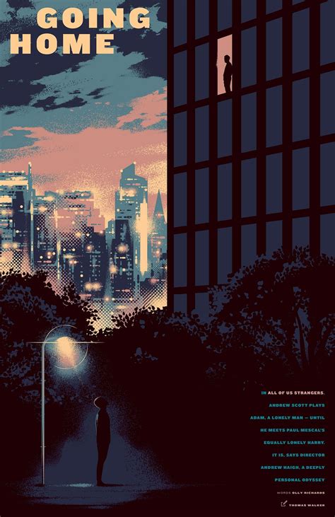 ALL OF US STRANGERS (2023) poster design by Thomas Walker | Póster de ...
